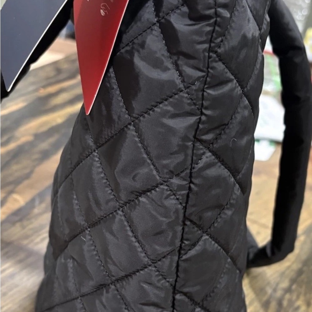 Reebok Black Quilted Tote Bag - Women's Shoulder Tote - Picture 5 of 7